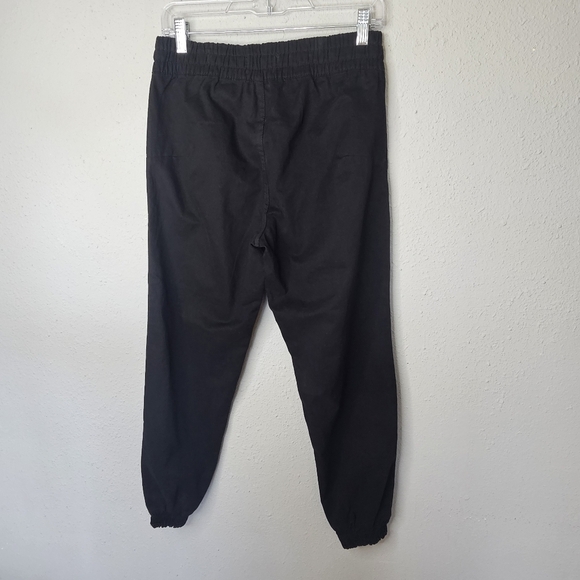 Streetwear Society Black Jogger Pant Elastic Waist Zipper Pockets Size S Small‎ - Picture 6 of 8